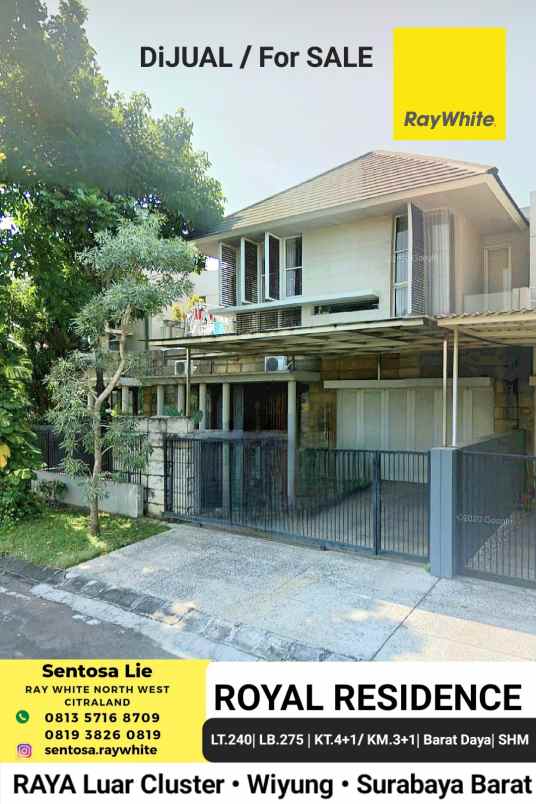 dijual rumah royal residence