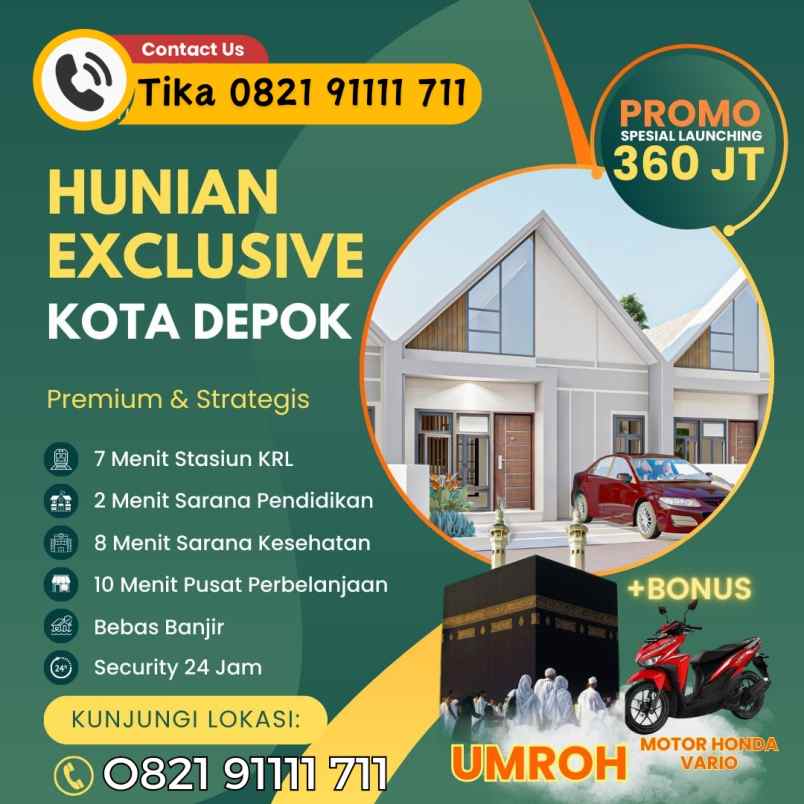 dijual rumah sawangan depok