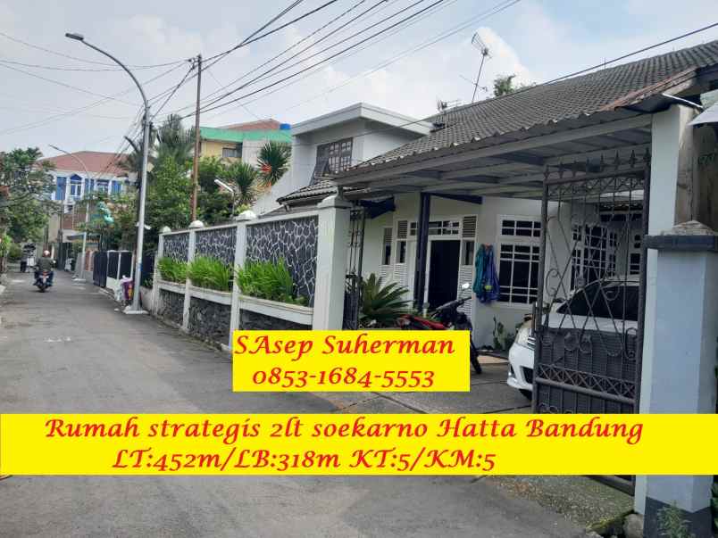 dijual rumah sekelimus soekarno hatta