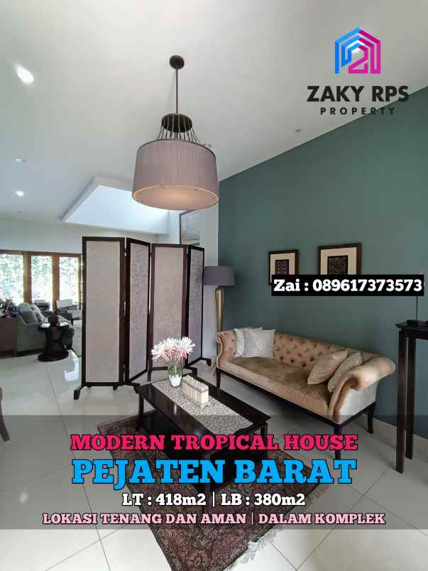 dijual rumah siaga pejaten barat