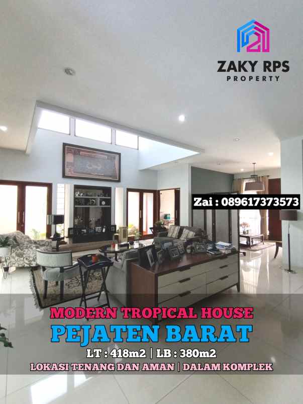 dijual rumah siaga pejaten barat