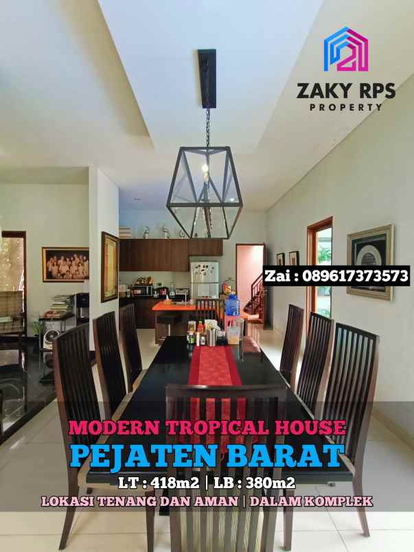 dijual rumah siaga pejaten barat