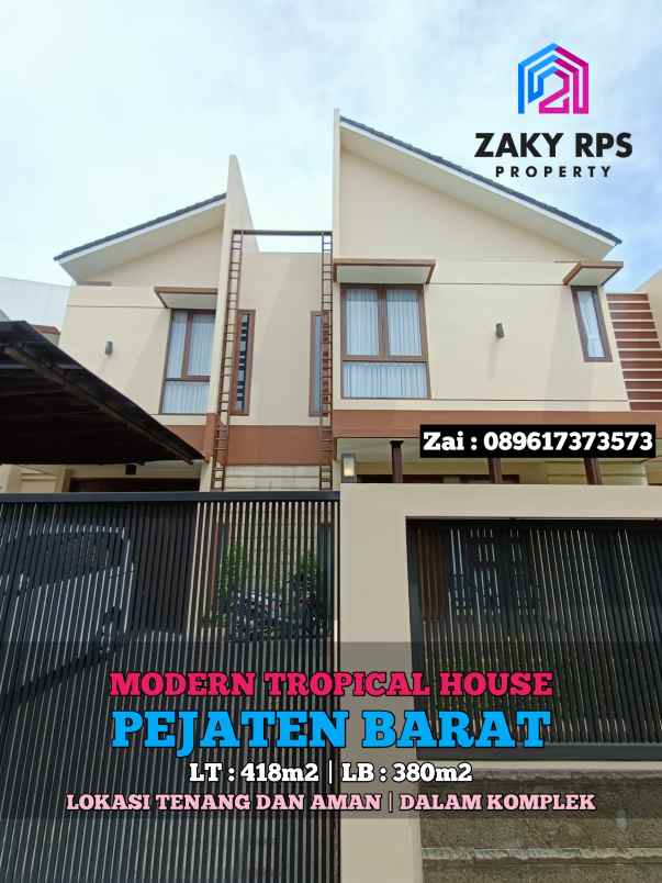 dijual rumah siaga pejaten barat