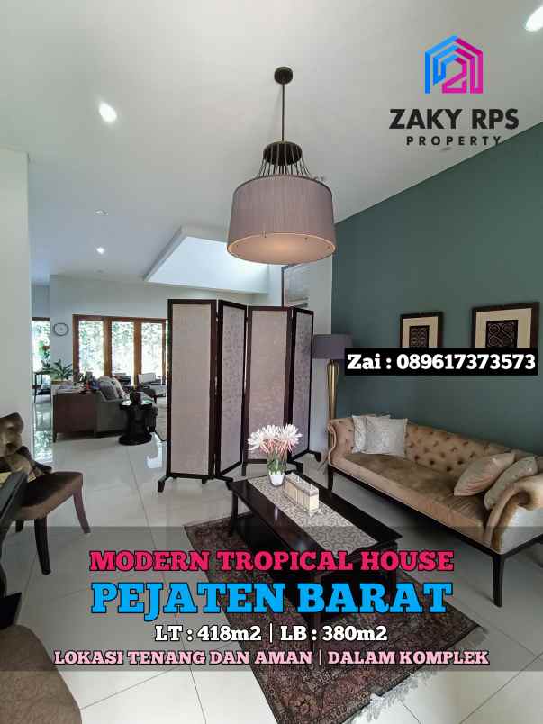 dijual rumah siaga pejaten barat