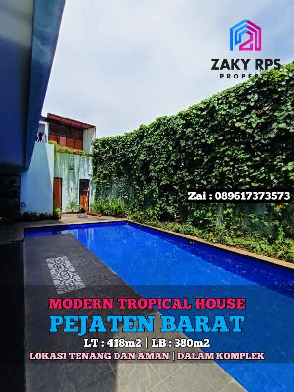 dijual rumah siaga pejaten barat