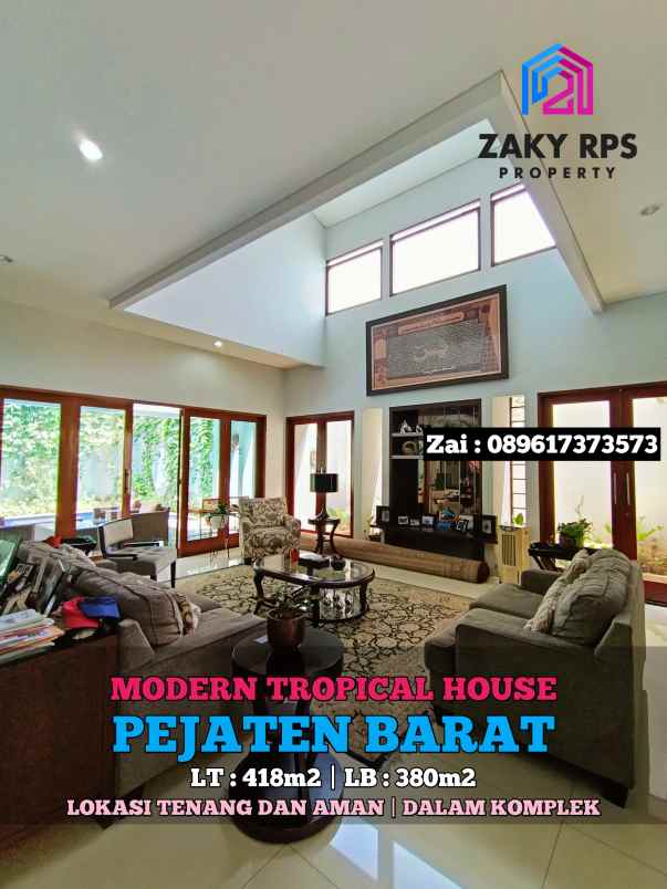 dijual rumah siaga pejaten barat