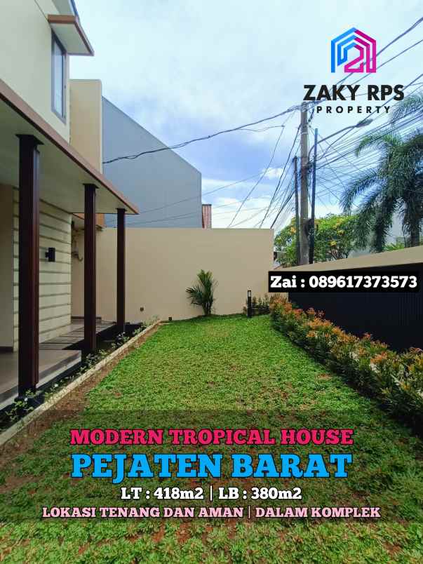 dijual rumah siaga pejaten barat