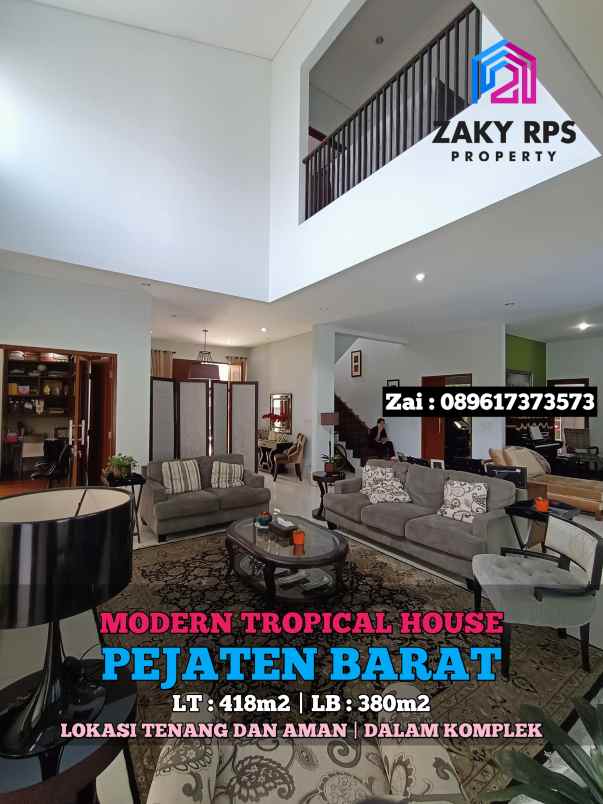 dijual rumah siaga pejaten barat