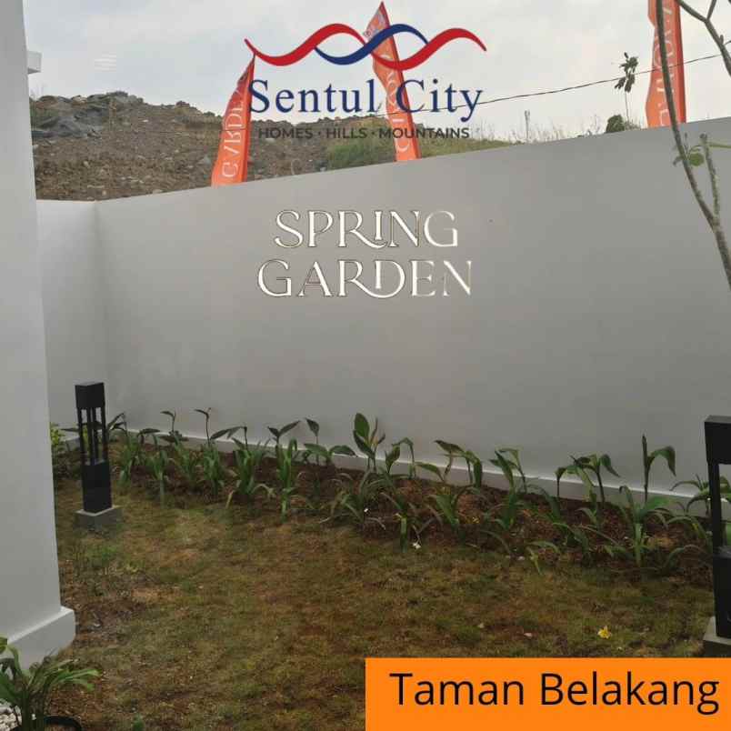 dijual rumah spring garden sentul city