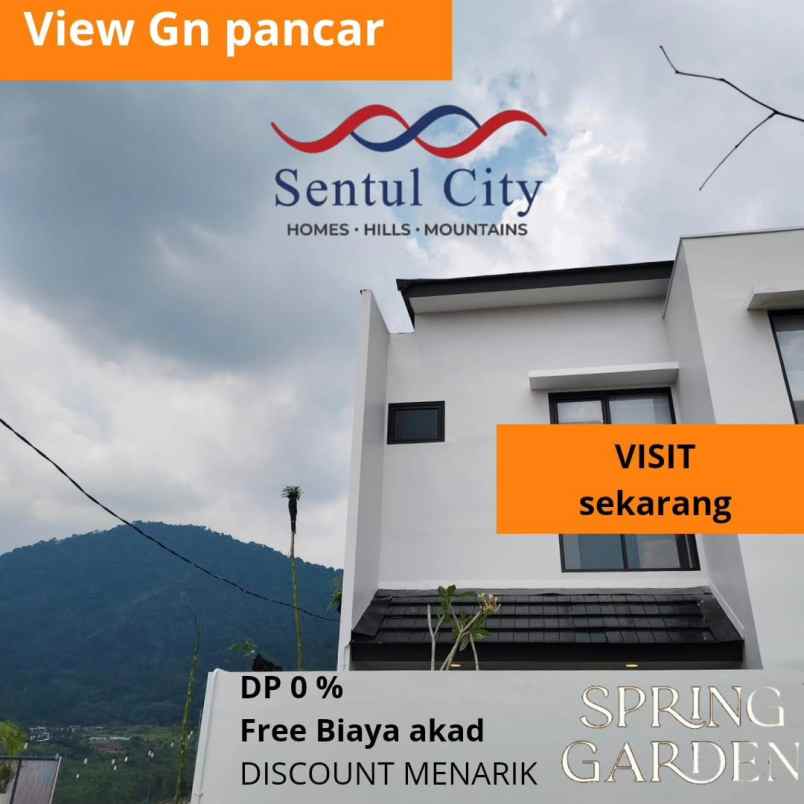 dijual rumah spring garden sentul city