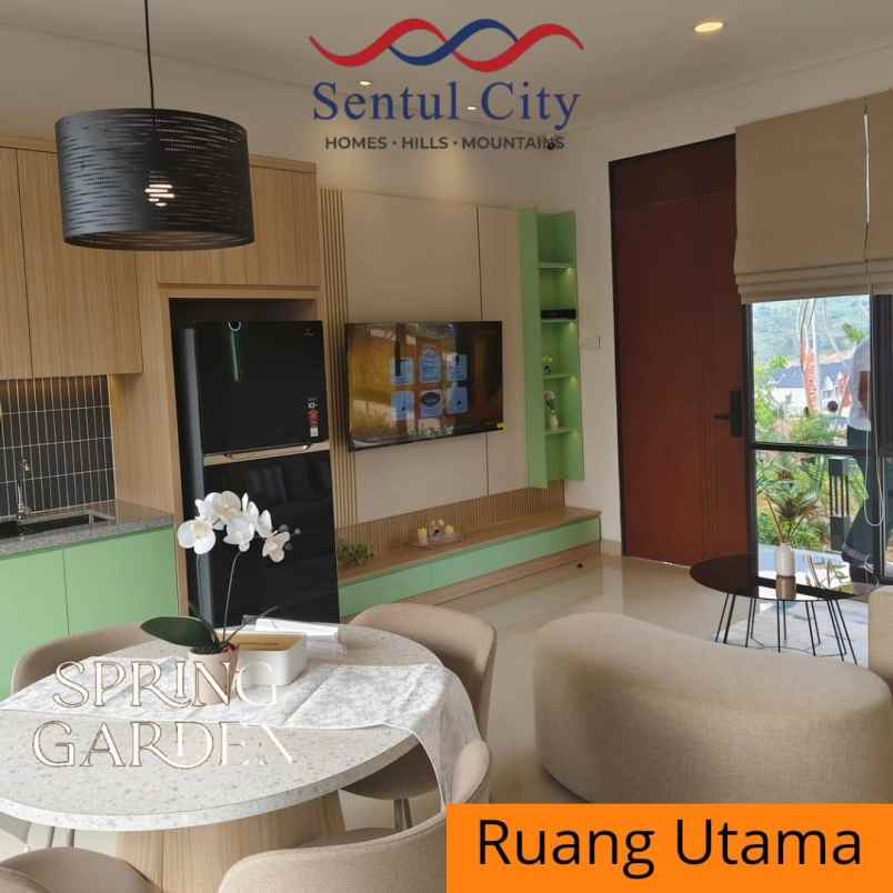 dijual rumah spring garden sentul city