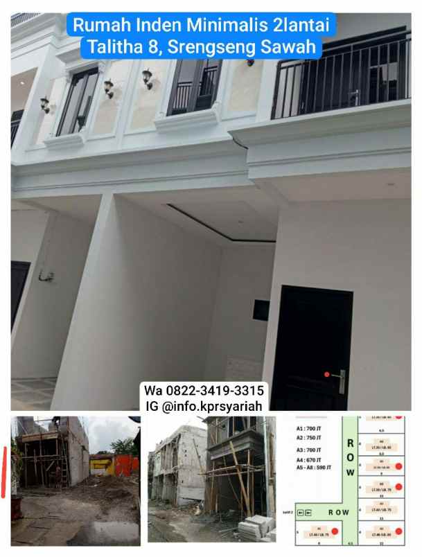 dijual rumah srengseng sawah