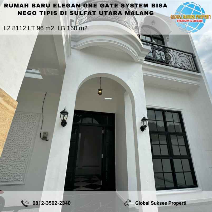 dijual rumah sulfat utara