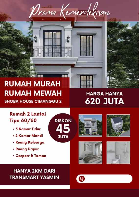 dijual rumah taman cimanggu tanah