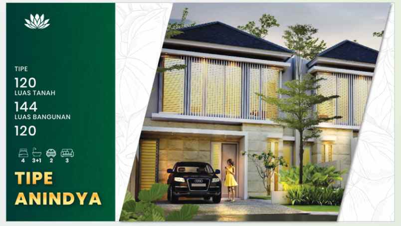 dijual rumah taman pondok jati sidoarjo
