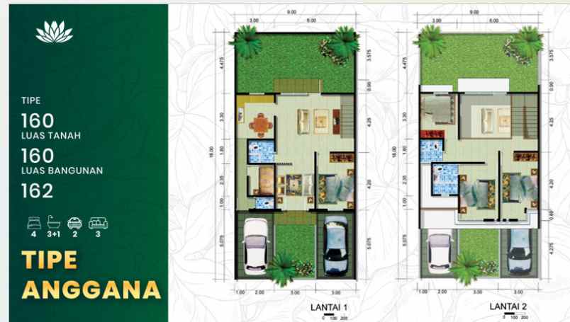 dijual rumah taman pondok jati sidoarjo