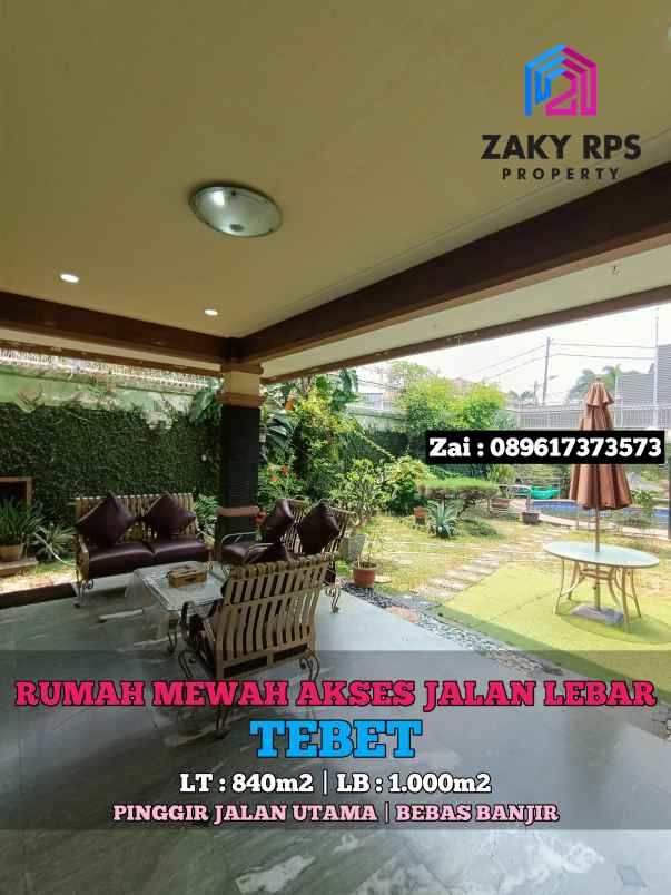 dijual rumah tebet timur