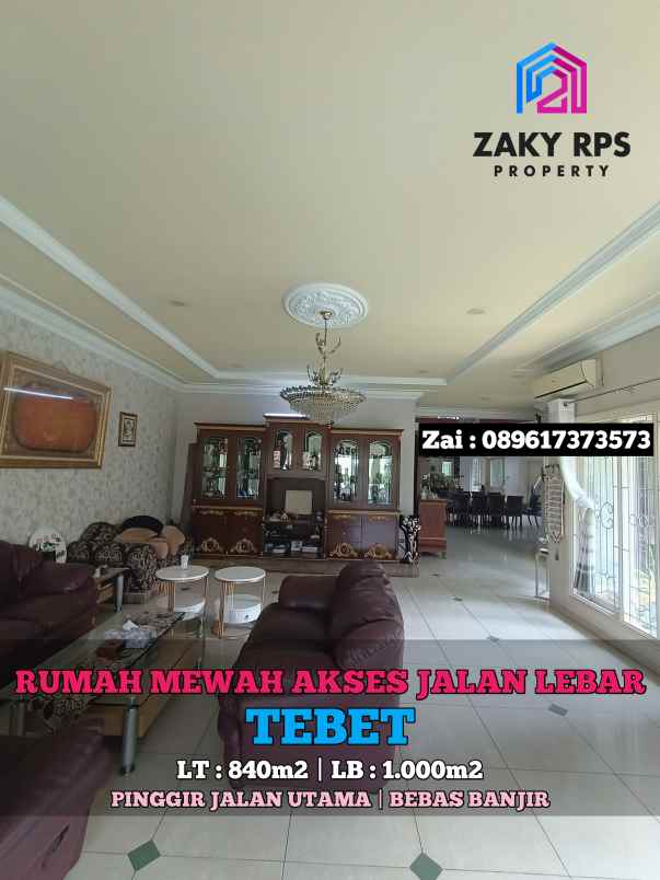 dijual rumah tebet timur