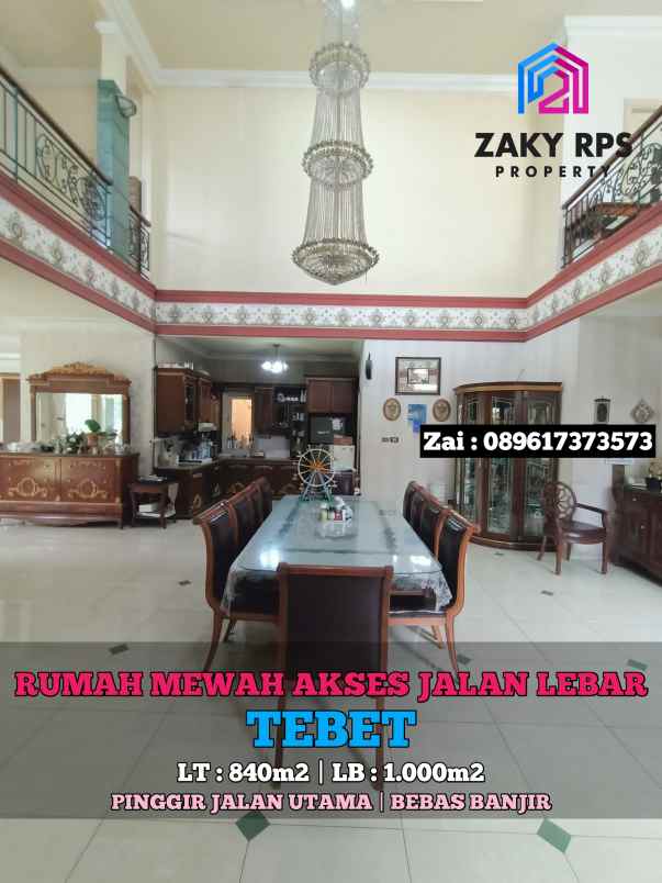 dijual rumah tebet timur