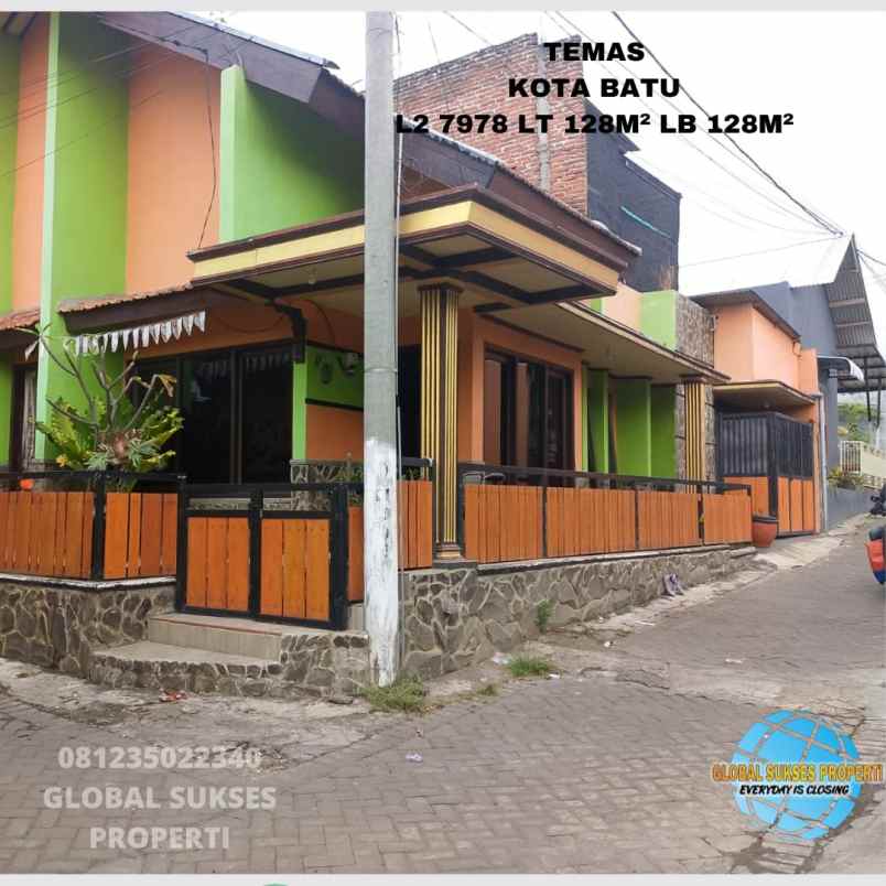 dijual rumah temas