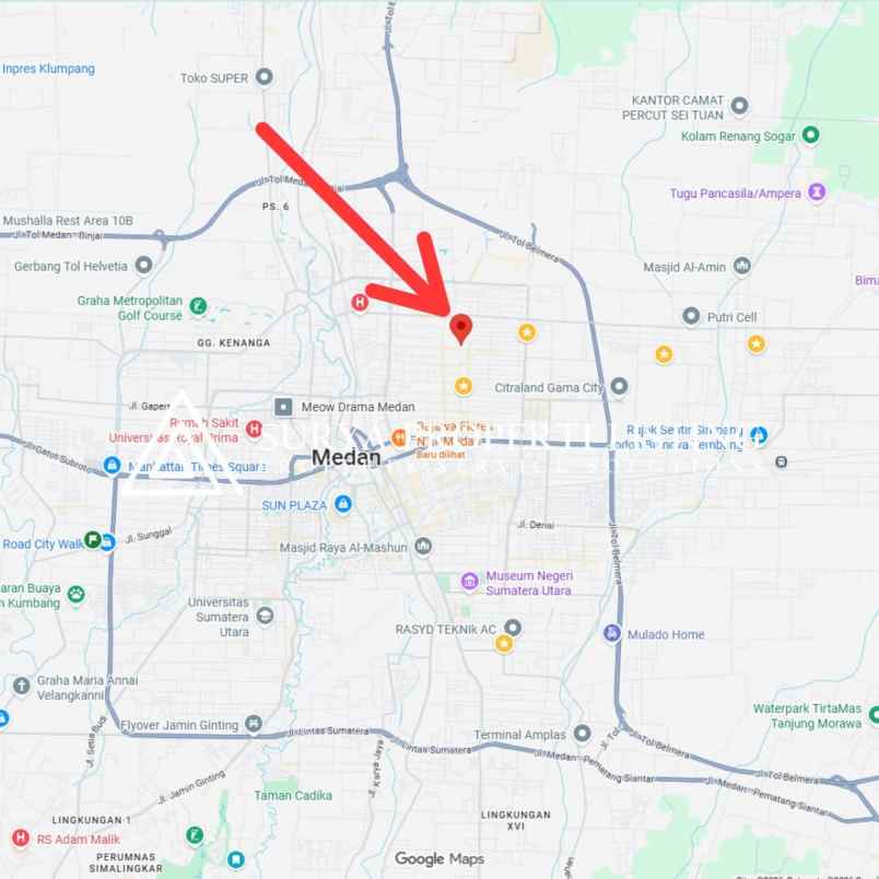 dijual rumah tuasan medan tembung