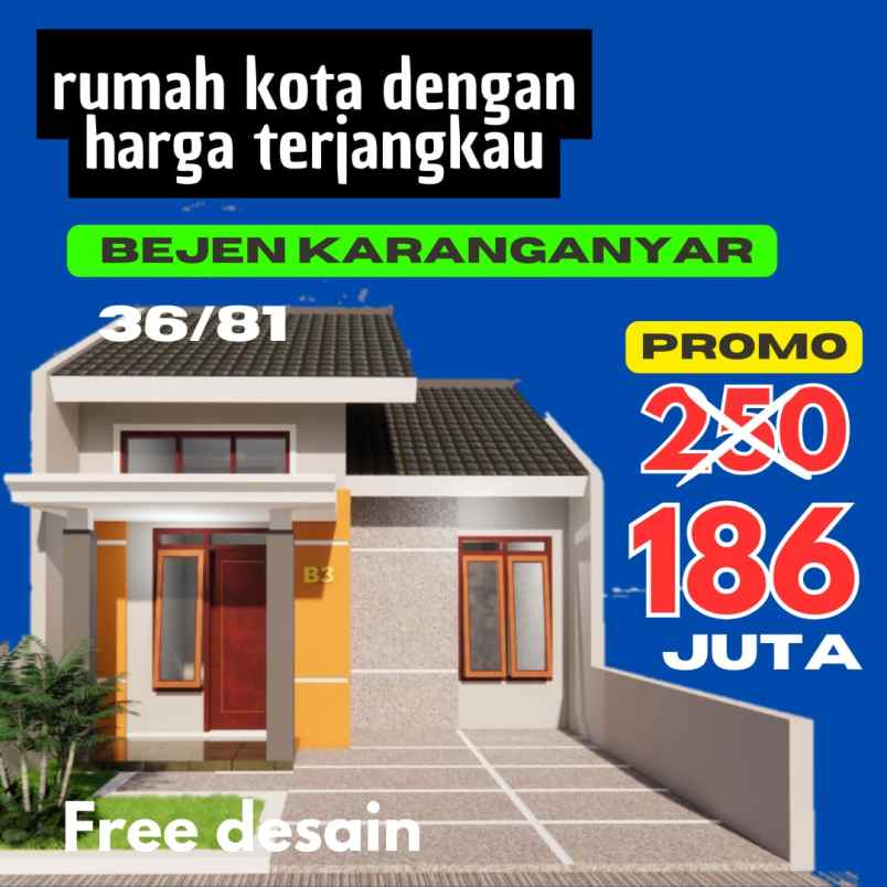 dijual rumah wonorejo karanganyar jawa