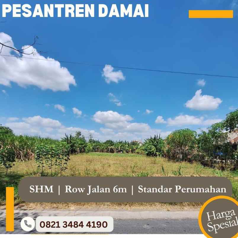 dijual tanah burengan kec pesantren