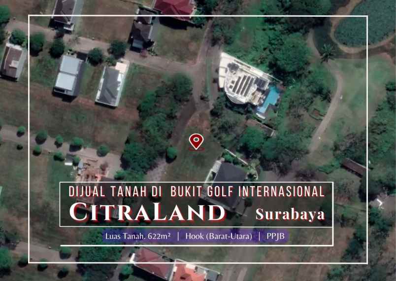 dijual tanah citraland surabaya