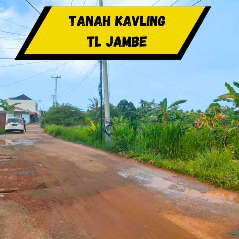 dijual tanah cocok untuk perumahan lokasi tl jambe