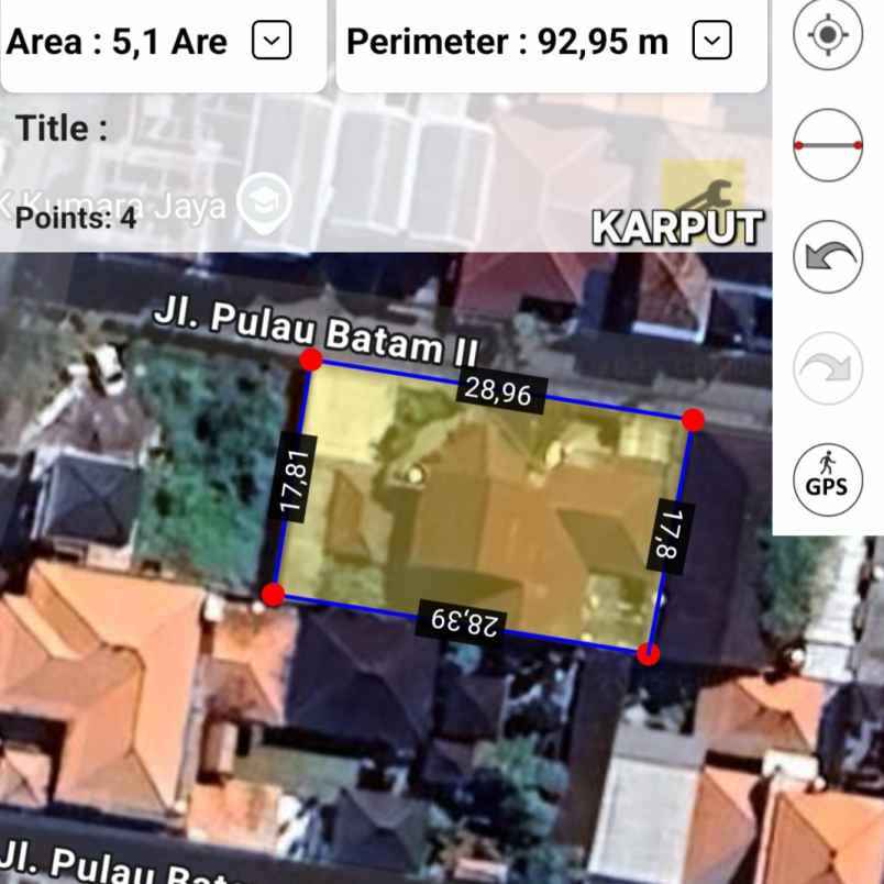 dijual tanah dauh puri klod