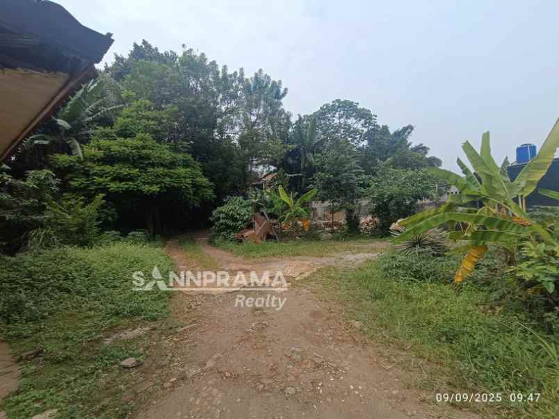 dijual tanah dengan luas 6000m2 di jl raya sawangan