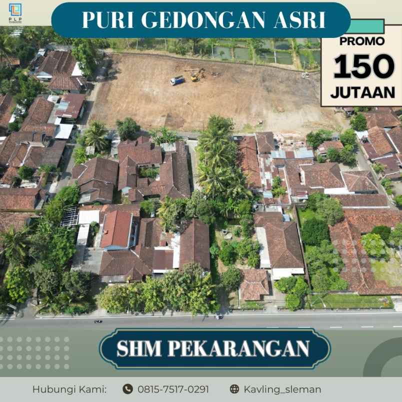 dijual tanah gedongan sumberagung