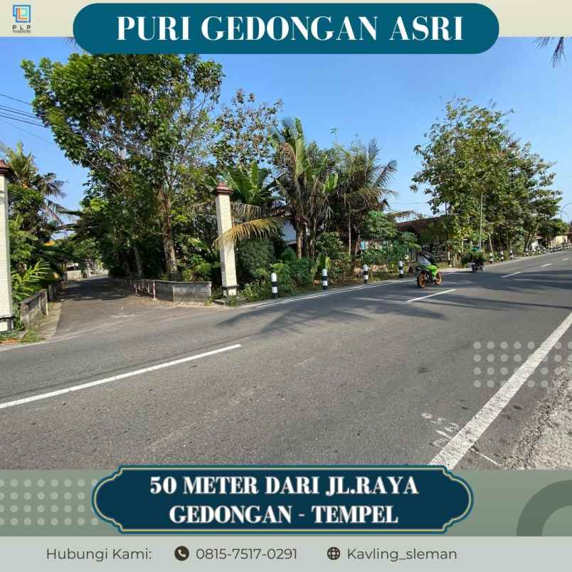 dijual tanah gedongan sumberagung