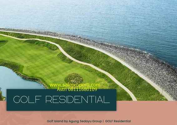 dijual tanah golf island pantai maju