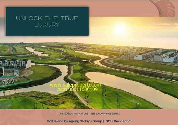 dijual tanah golf island pantai maju