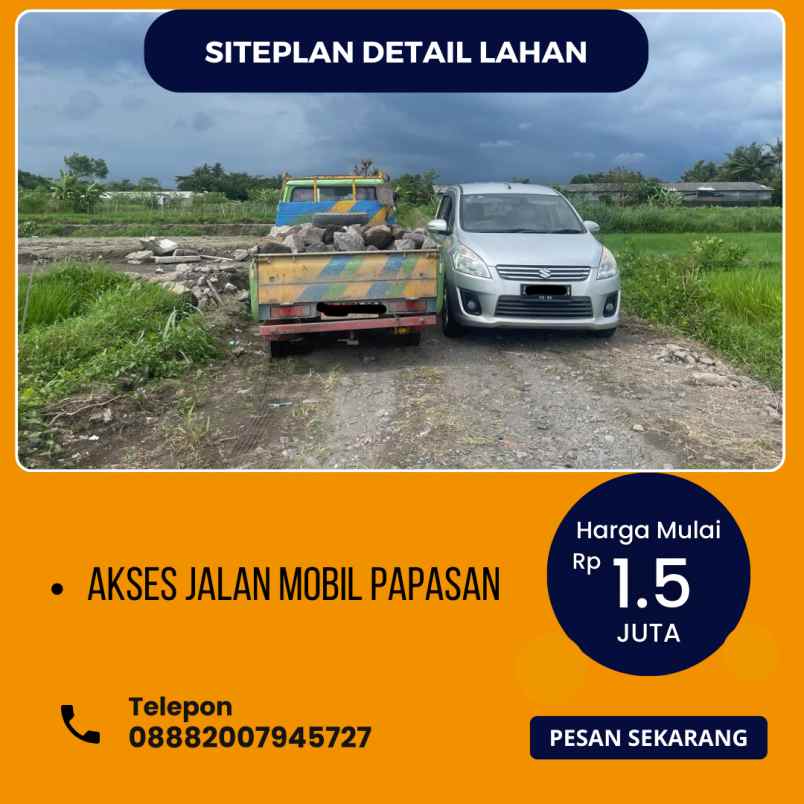 dijual tanah jalan brengosan donoharjo