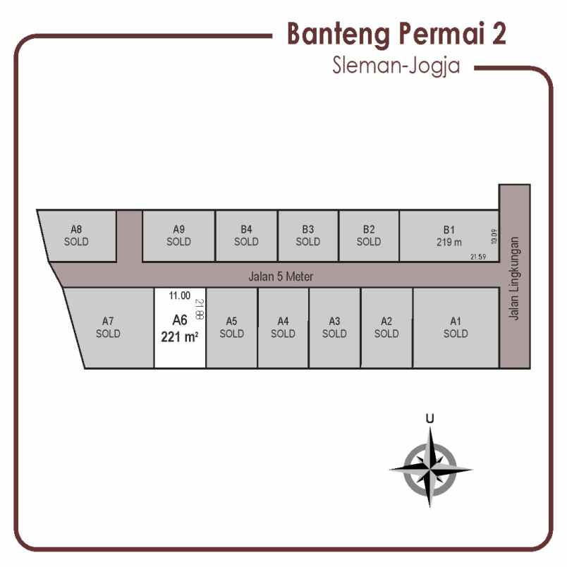 dijual tanah jalan kaliurang km 7