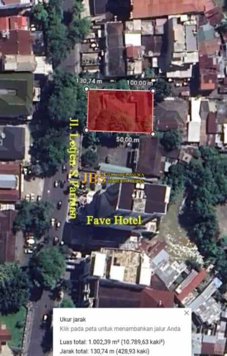 dijual tanah jalan letjen s parman