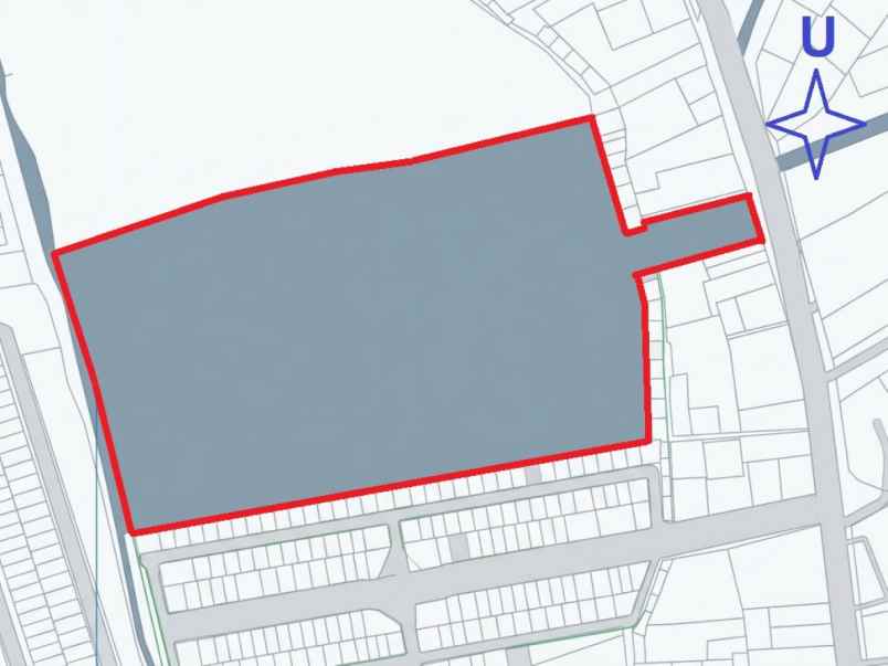 dijual tanah jalan raya teluk jambe