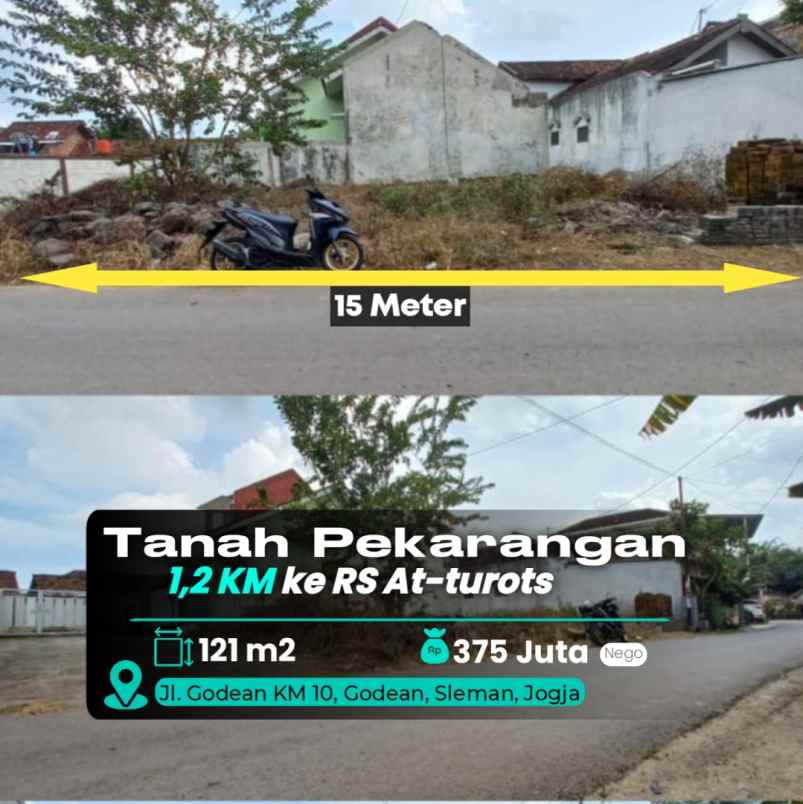 dijual tanah jl godean km 10