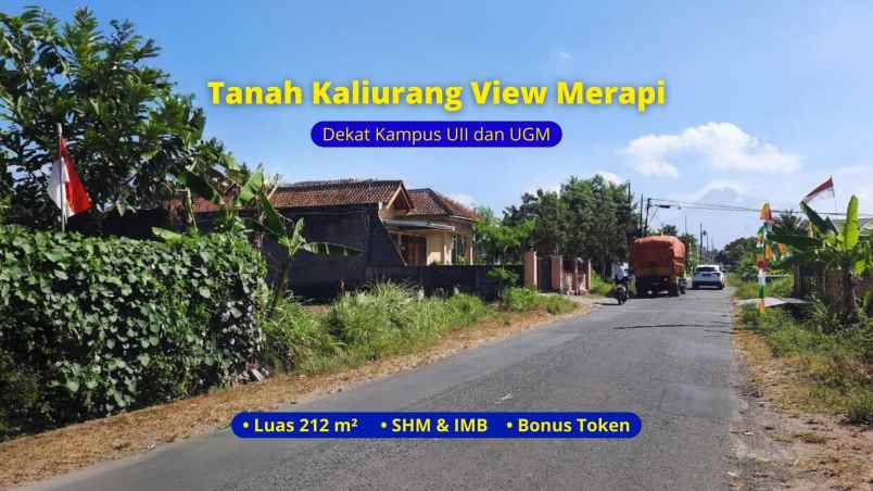 dijual tanah jl kaliurang km 10