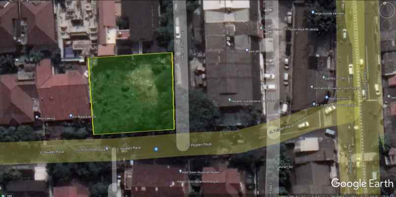 dijual tanah jl pejaten raya pasar