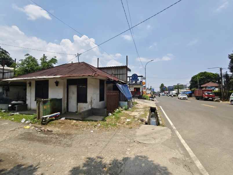 dijual tanah jl raya ciawi gadog puncak