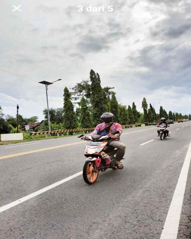 dijual tanah jl raya madiun nganjuk