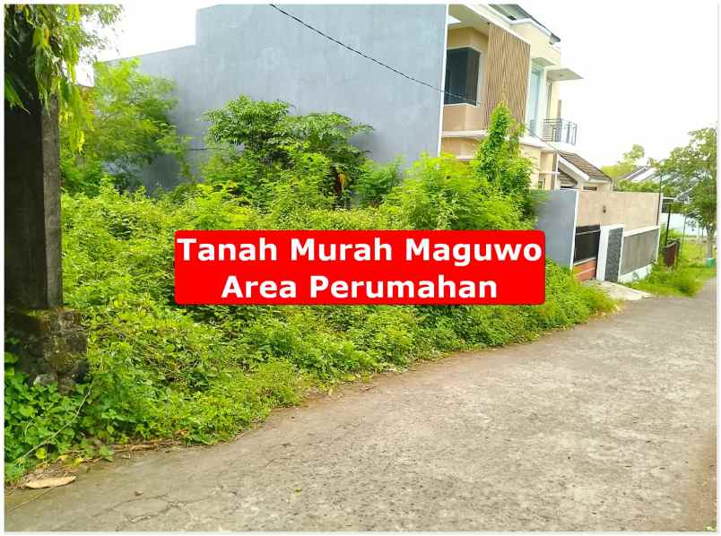 dijual tanah jl raya tajem km 1