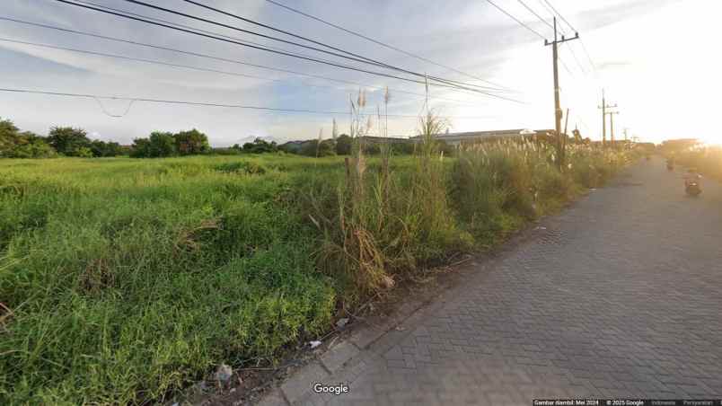 dijual tanah jl raya tambak sawah