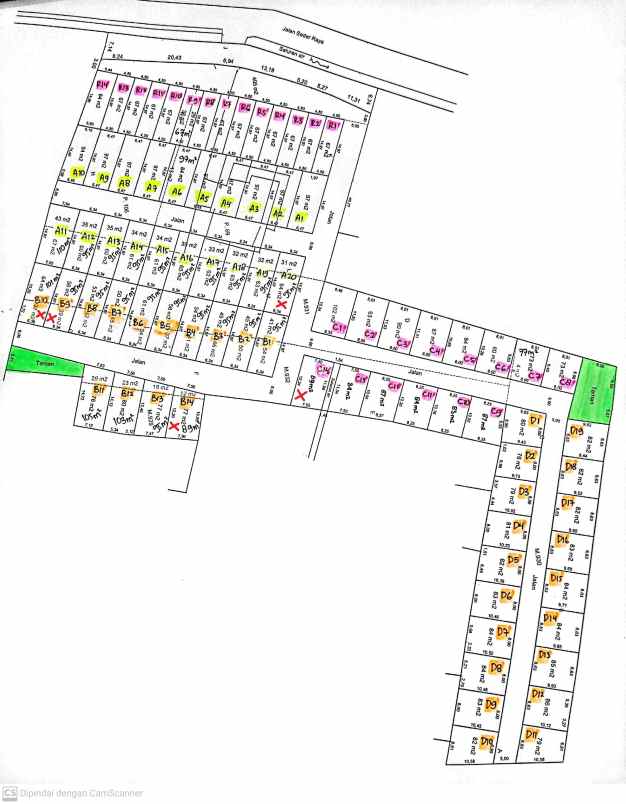 dijual tanah jln jagakarsa