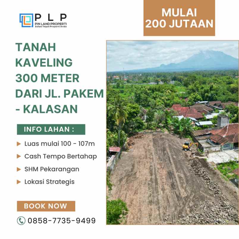 dijual tanah kalibulus bimomartani