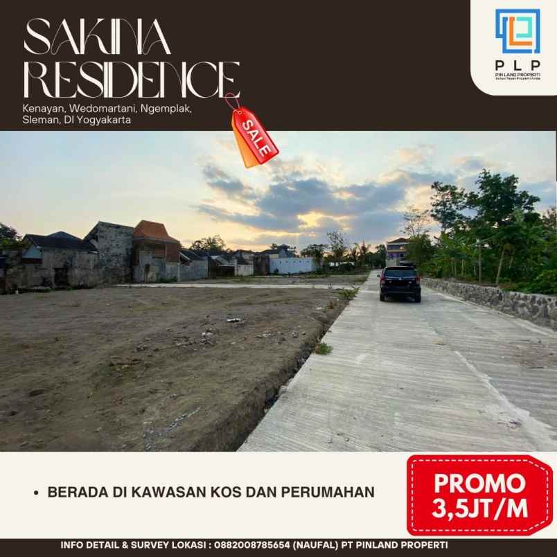 dijual tanah kenayan wedomartani