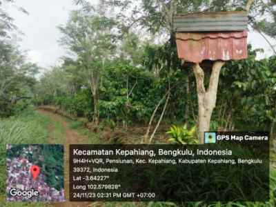 dijual tanah kepahiang bengkulu